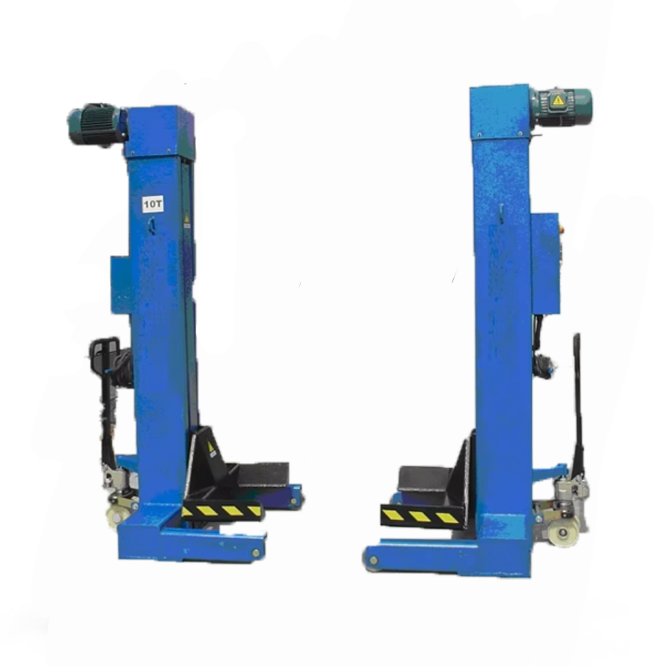 Amerigo QJZ10000 Mobile Column Heavy Duty Truck Wheel Lift, Mechanical Wheel Lift